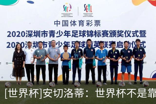 [世界杯]安切洛蒂：世界杯不是靠第一场比赛就能赢下的
